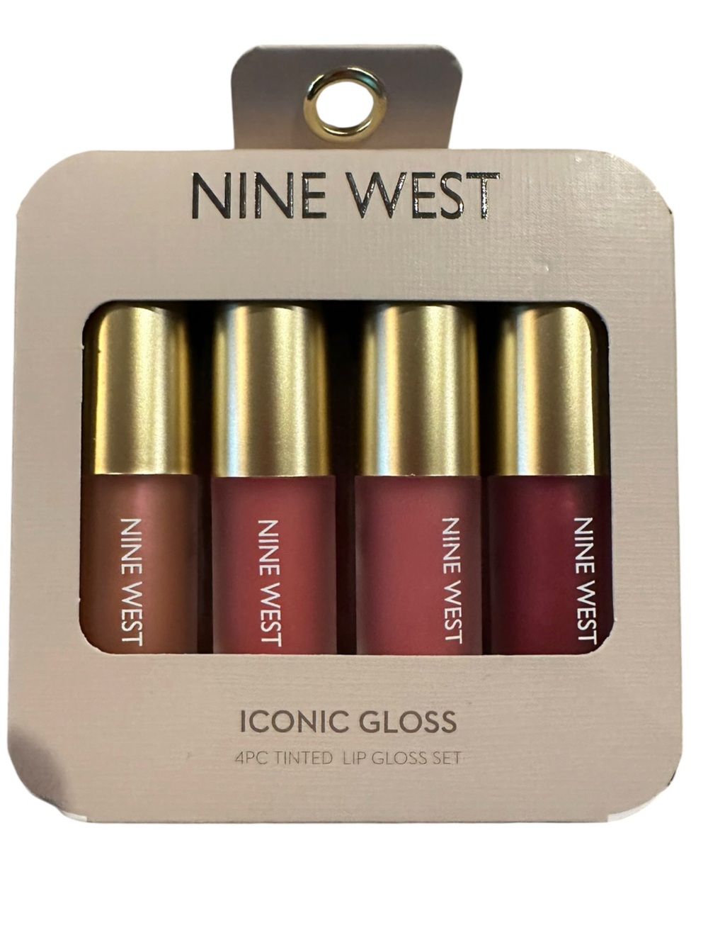 Nine West Iconic Gloss 4-Piece Lip Gloss Set - Berry, Rose, Mauve, Nude